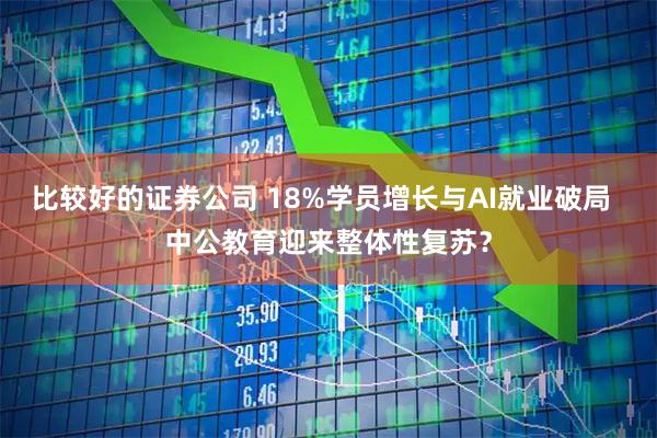 比较好的证券公司 18%学员增长与AI就业破局  中公教育迎来整体性复苏？